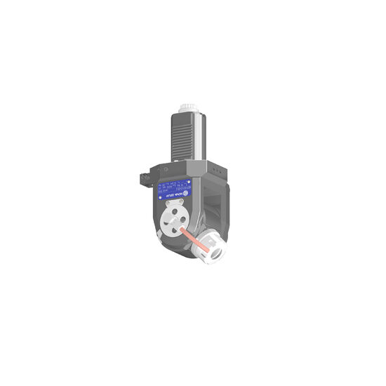 VDI 50, variable angle tool holder, coupling DIN 5480, with internal cooling